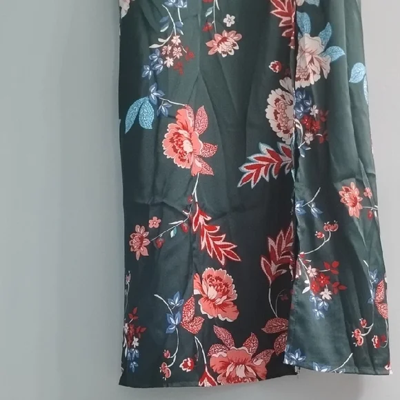 NWT Fashionme Floral V-Neck Spaghetti-Strap Maxi Dress Size XL - Picture 4 of 9